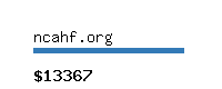 ncahf.org Website value calculator