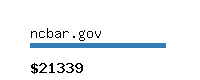 ncbar.gov Website value calculator