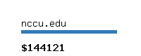 nccu.edu Website value calculator