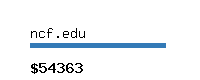 ncf.edu Website value calculator