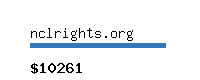 nclrights.org Website value calculator