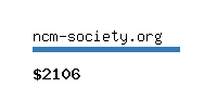 ncm-society.org Website value calculator