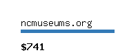 ncmuseums.org Website value calculator