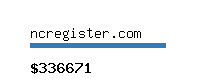 ncregister.com Website value calculator