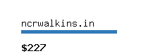 ncrwalkins.in Website value calculator