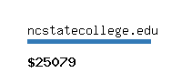 ncstatecollege.edu Website value calculator