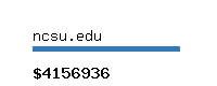 ncsu.edu Website value calculator