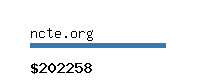 ncte.org Website value calculator