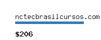 nctecbrasilcursos.com.br Website value calculator