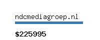 ndcmediagroep.nl Website value calculator