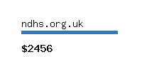 ndhs.org.uk Website value calculator