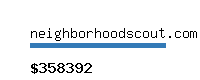 neighborhoodscout.com Website value calculator