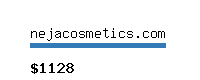 nejacosmetics.com Website value calculator