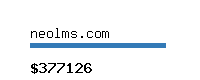 neolms.com Website value calculator