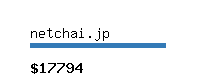 netchai.jp Website value calculator