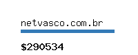 netvasco.com.br Website value calculator