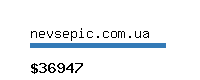 nevsepic.com.ua Website value calculator