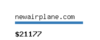 newairplane.com Website value calculator