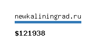 newkaliningrad.ru Website value calculator