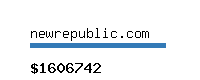 newrepublic.com Website value calculator