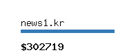 news1.kr Website value calculator