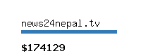 news24nepal.tv Website value calculator