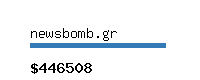 newsbomb.gr Website value calculator