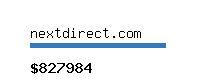 nextdirect.com Website value calculator