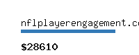 nflplayerengagement.com Website value calculator