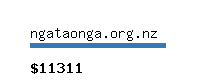 ngataonga.org.nz Website value calculator