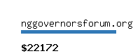 nggovernorsforum.org Website value calculator