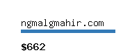 ngmalgmahir.com Website value calculator