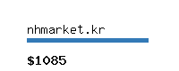 nhmarket.kr Website value calculator