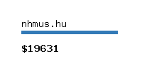 nhmus.hu Website value calculator