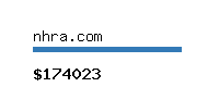 nhra.com Website value calculator