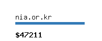 nia.or.kr Website value calculator