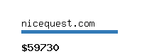 nicequest.com Website value calculator