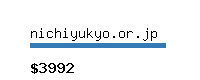 nichiyukyo.or.jp Website value calculator