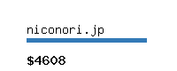 niconori.jp Website value calculator