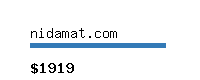 nidamat.com Website value calculator