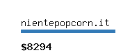nientepopcorn.it Website value calculator