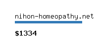nihon-homeopathy.net Website value calculator