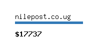 nilepost.co.ug Website value calculator