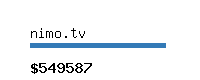 nimo.tv Website value calculator