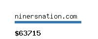 ninersnation.com Website value calculator