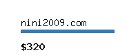nini2009.com Website value calculator