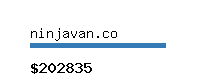 ninjavan.co Website value calculator