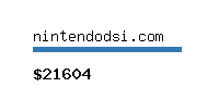nintendodsi.com Website value calculator