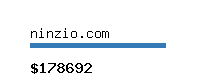 ninzio.com Website value calculator