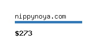 nippynoya.com Website value calculator